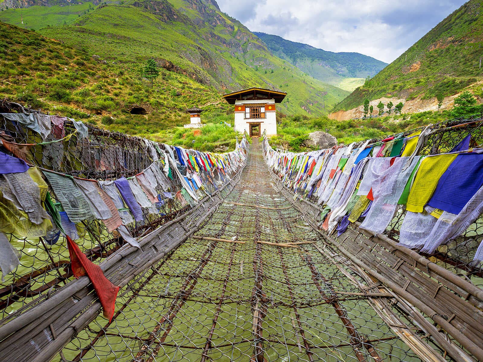 Puente colgante de Punakha