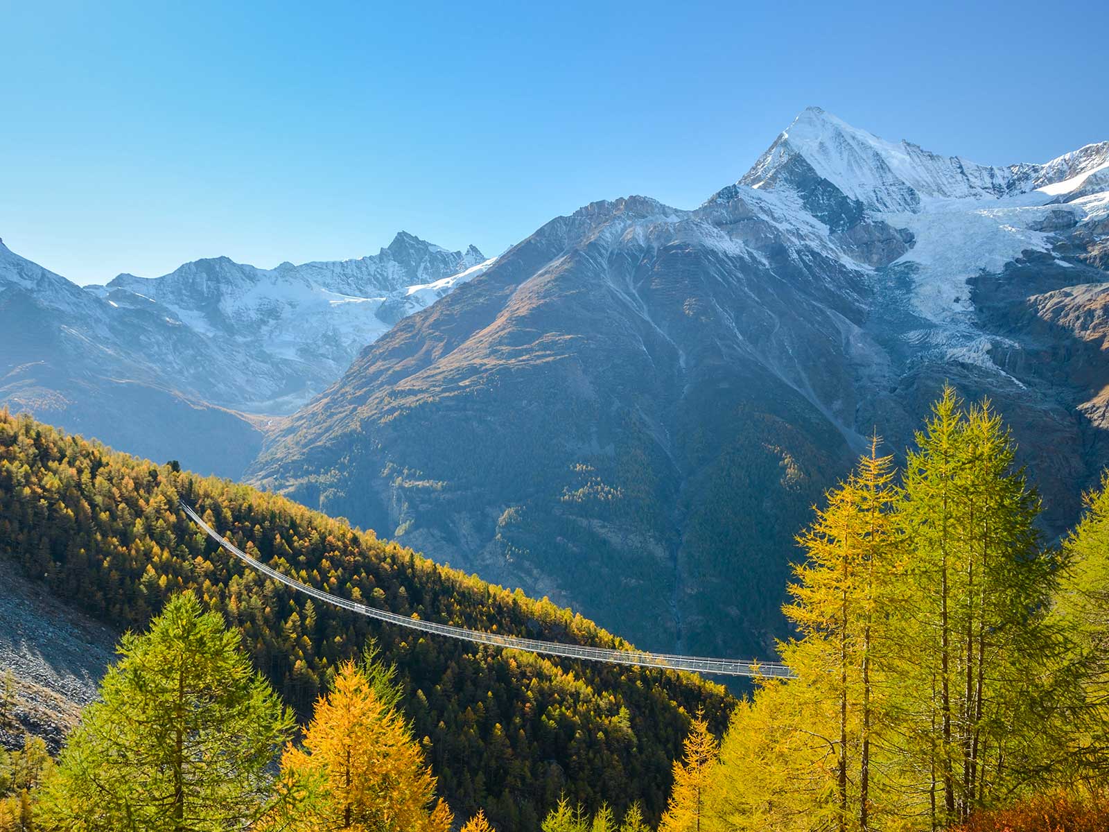 Charles Kuonen Suspension Puente