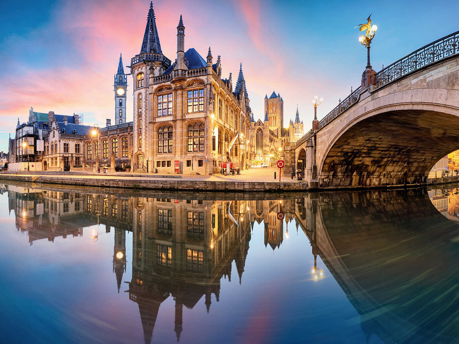 Ghent historic town centre